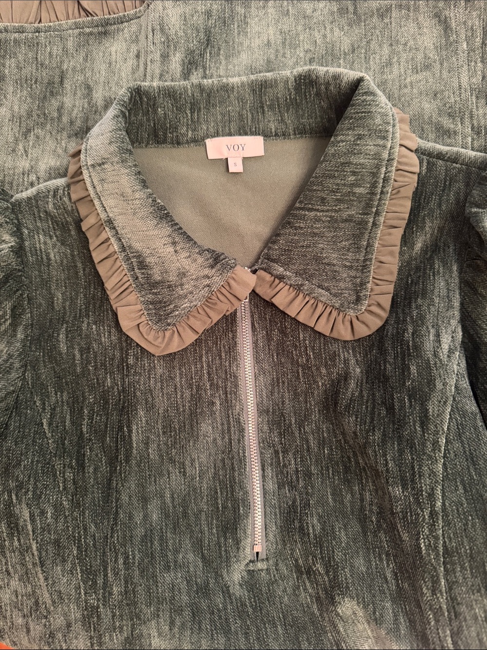 RAQUEL RUFFLE POCKET DETAIL DRESS - Picture 11 of 11